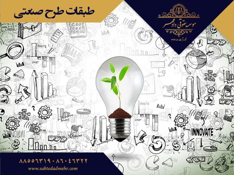 طبقات طرح صنعتی طبقه بندی طرح صنعتی